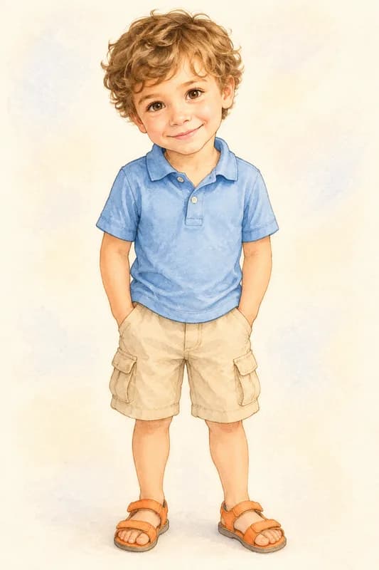 Nil convertido en personaje ilustrado