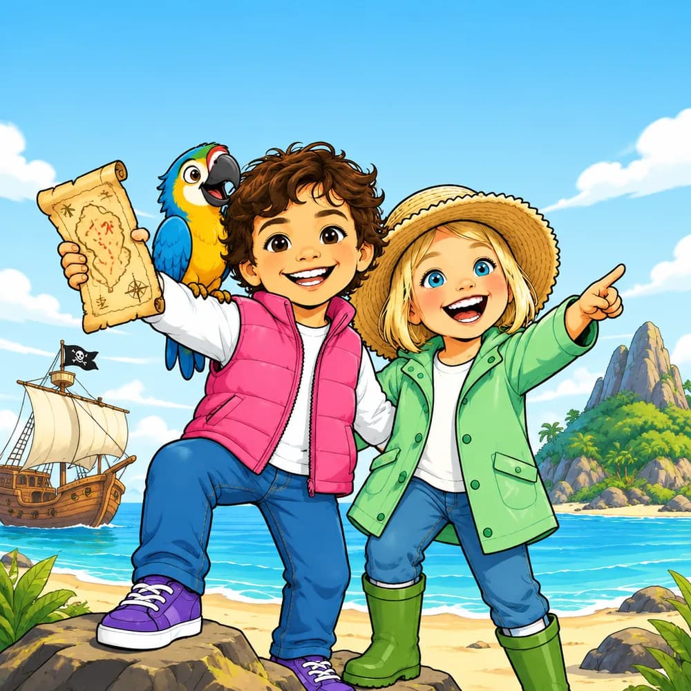 Portada de «Adrián y el mapa del loro»