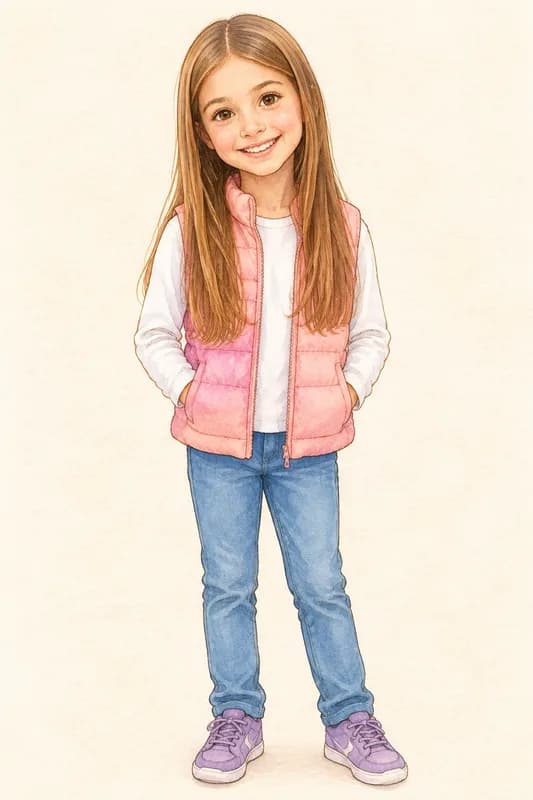 Claudia convertido en personaje ilustrado