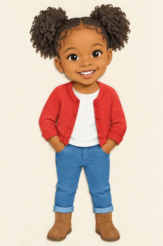 Lola convertido en personaje ilustrado